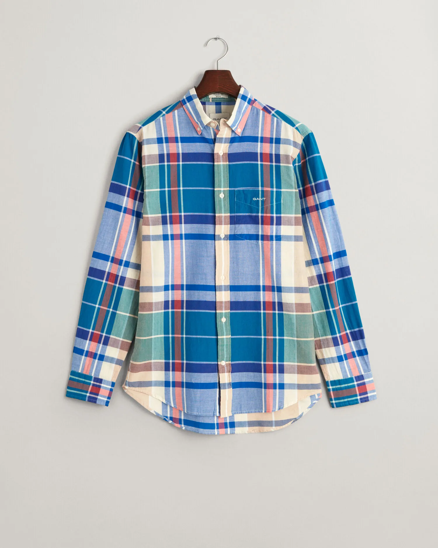 Camisa Indigo Madras Regular Fit