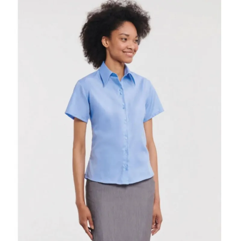 Camisa Manga Corta Premium Mujer de Russell