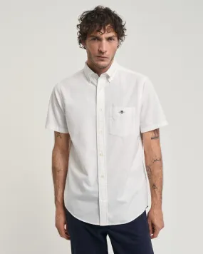 Camisa Oxford de manga corta Seasonal Essential Regular Fit Archive Shield