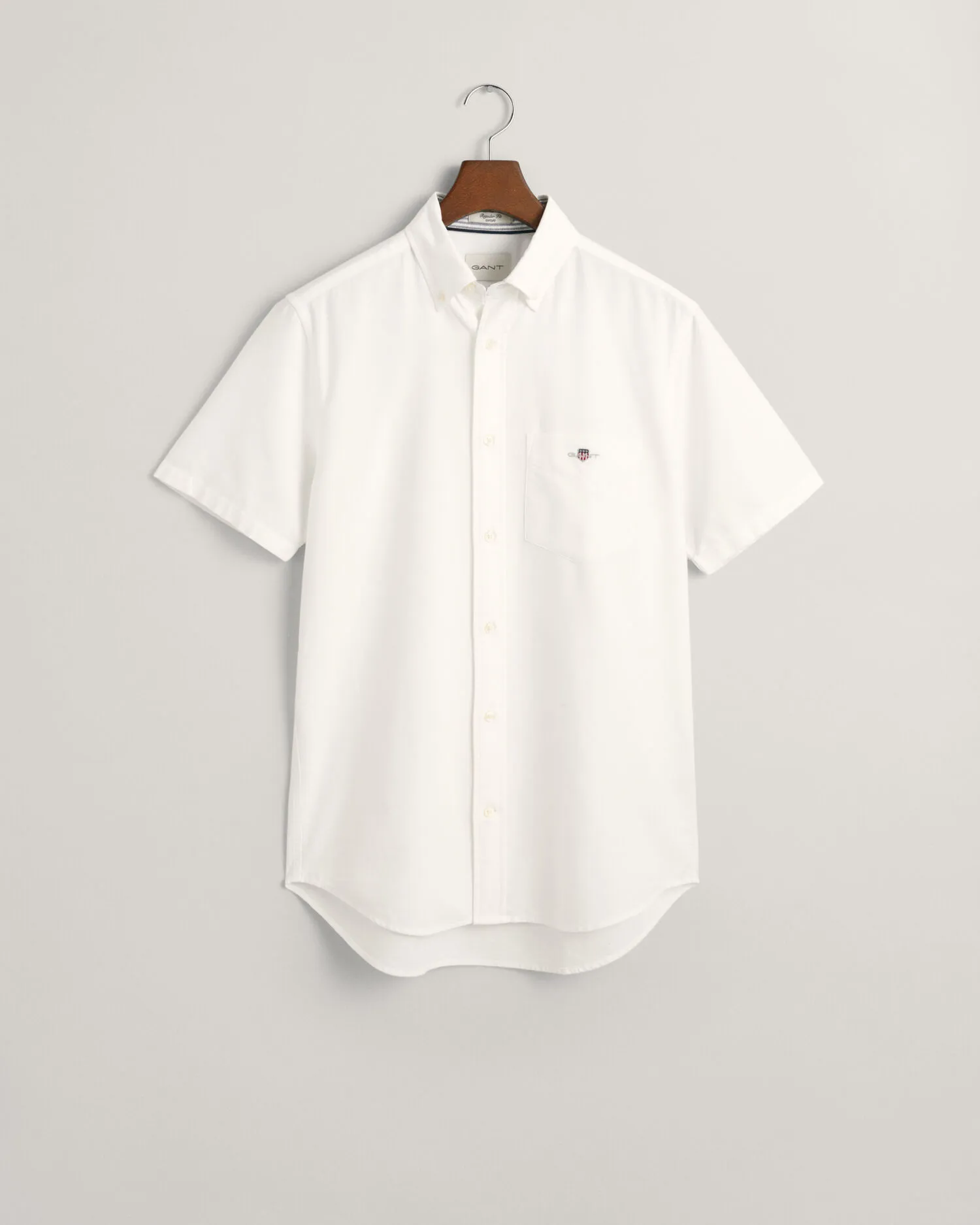 Camisa Oxford de manga corta Seasonal Essential Regular Fit Archive Shield