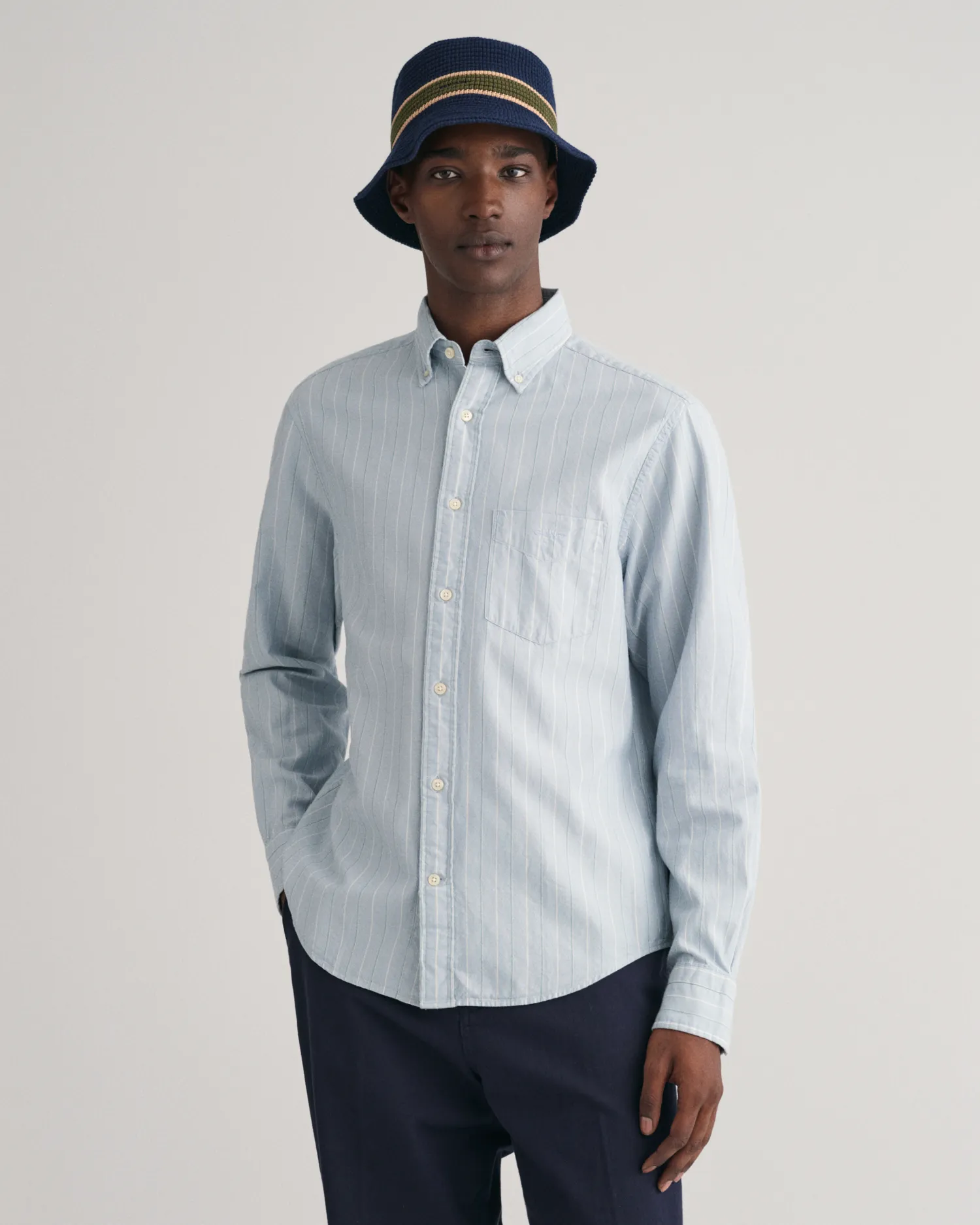 Camisa Oxford Regular Fit Archive a rayas