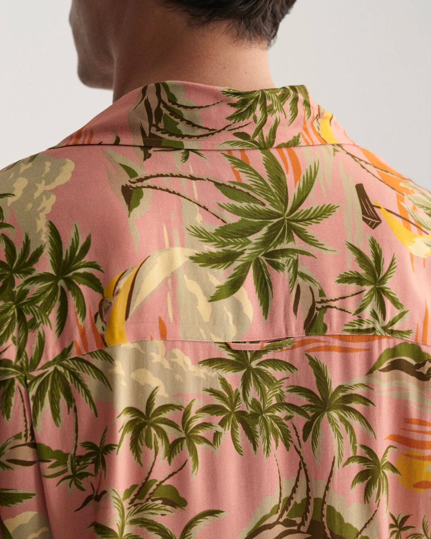 Camisa Relaxed Fit de manga corta Hawaiian Print