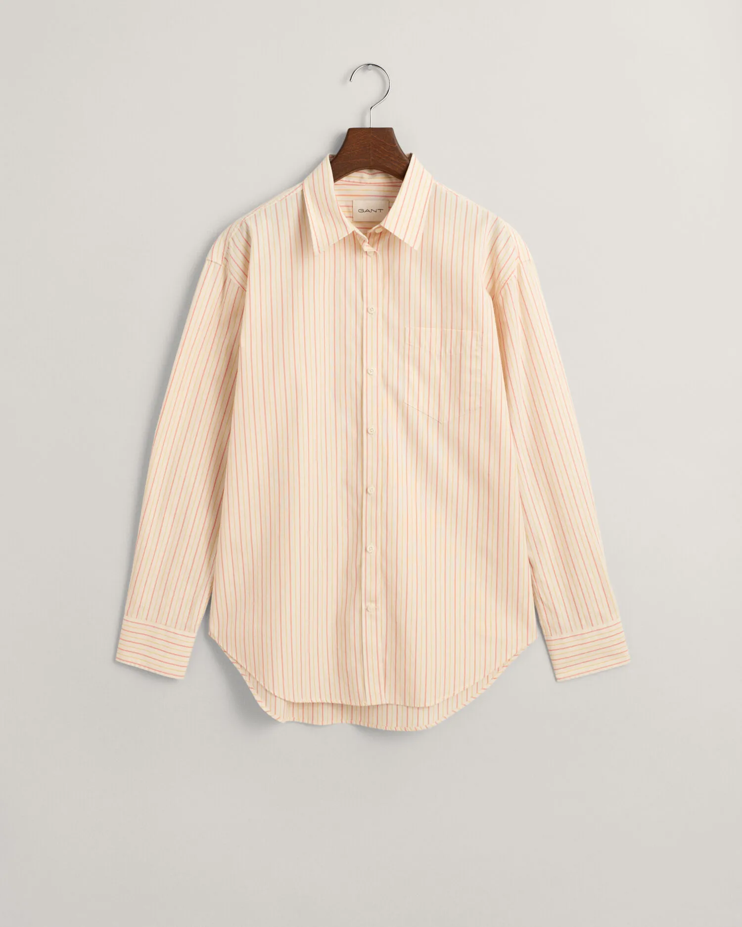 Camisa Relaxed Fit de popelina a rayas