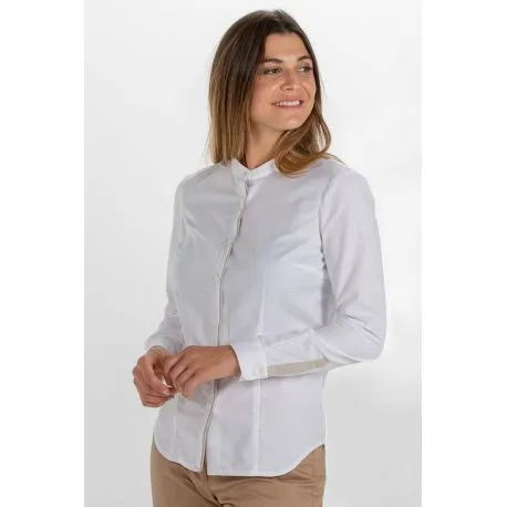 Camisa señora hostelería y comercio blanca Dyneke