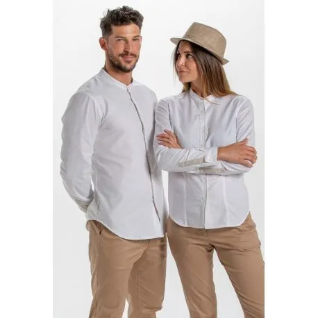 Camisa señora hostelería y comercio blanca Dyneke