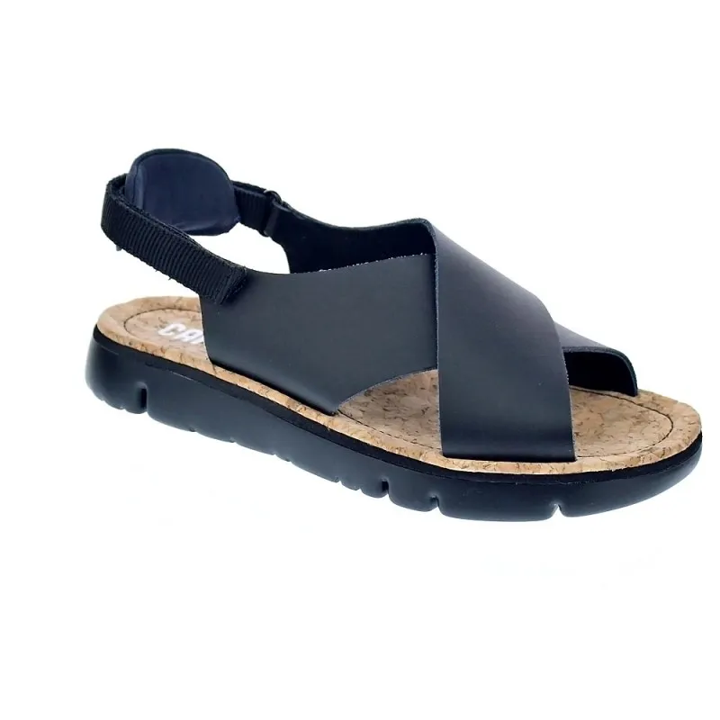 Camper Sandalias Mujer Oruga Sandal Negro