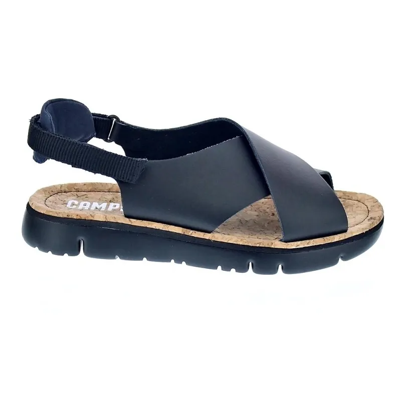 Camper Sandalias Mujer Oruga Sandal Negro