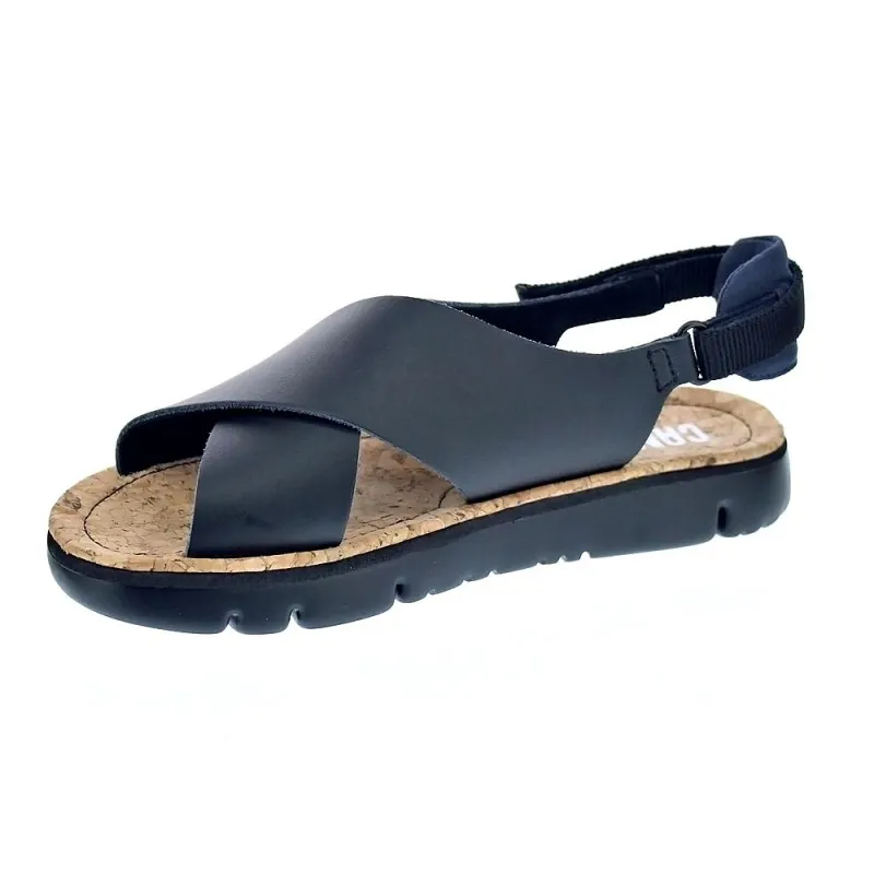 Camper Sandalias Mujer Oruga Sandal Negro