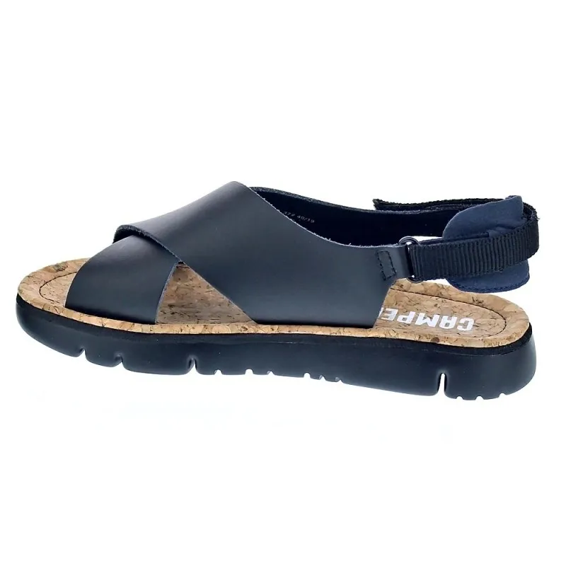 Camper Sandalias Mujer Oruga Sandal Negro