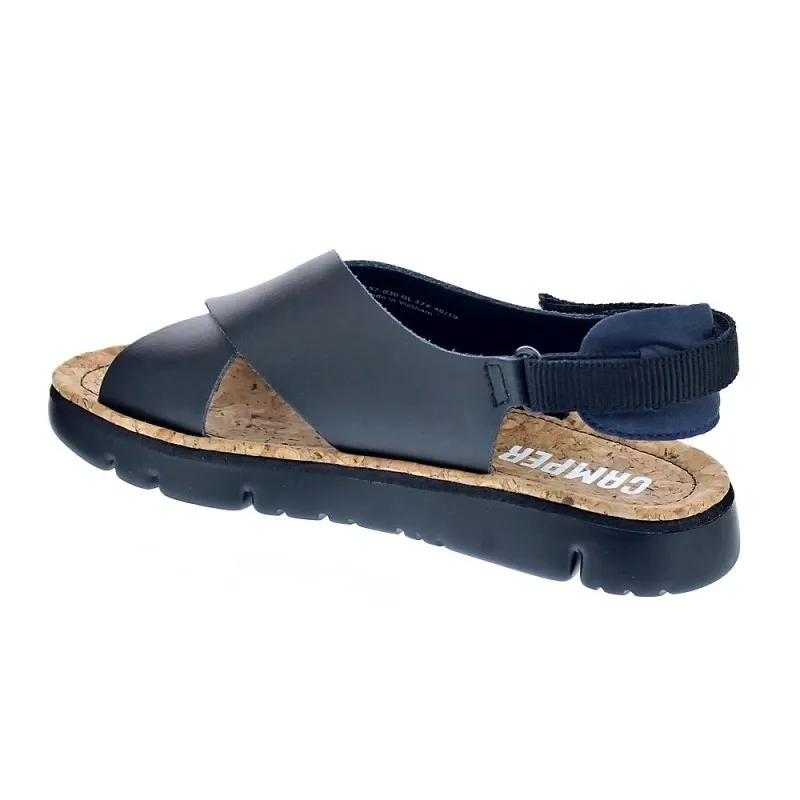 Camper Sandalias Mujer Oruga Sandal Negro