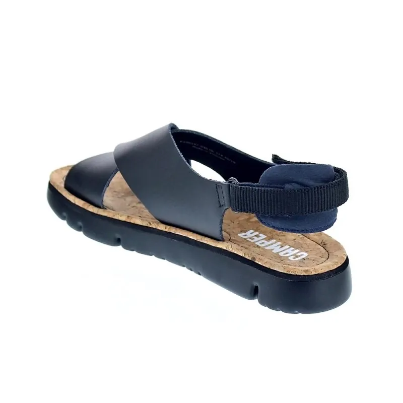 Camper Sandalias Mujer Oruga Sandal Negro