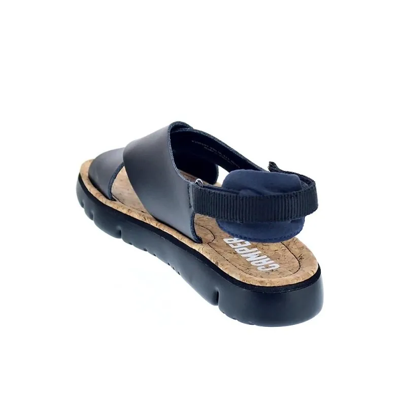 Camper Sandalias Mujer Oruga Sandal Negro