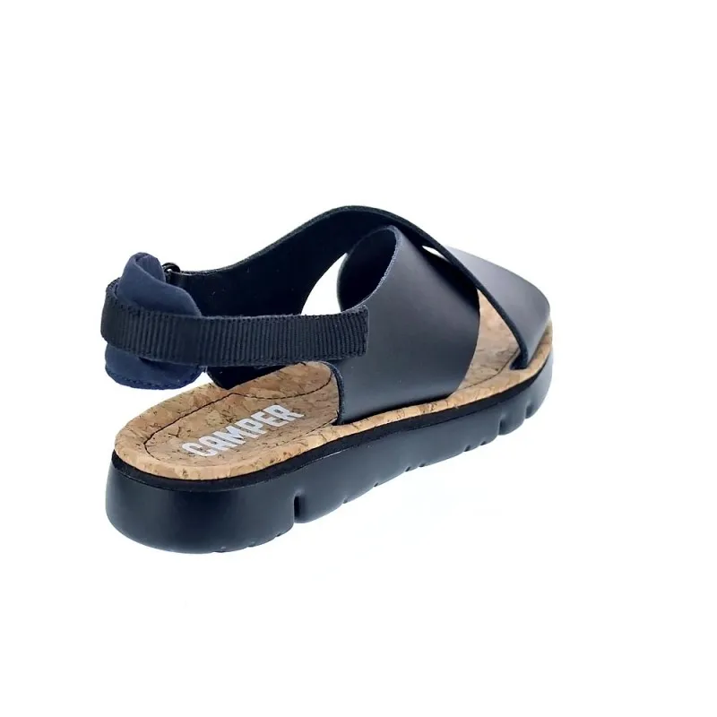 Camper Sandalias Mujer Oruga Sandal Negro