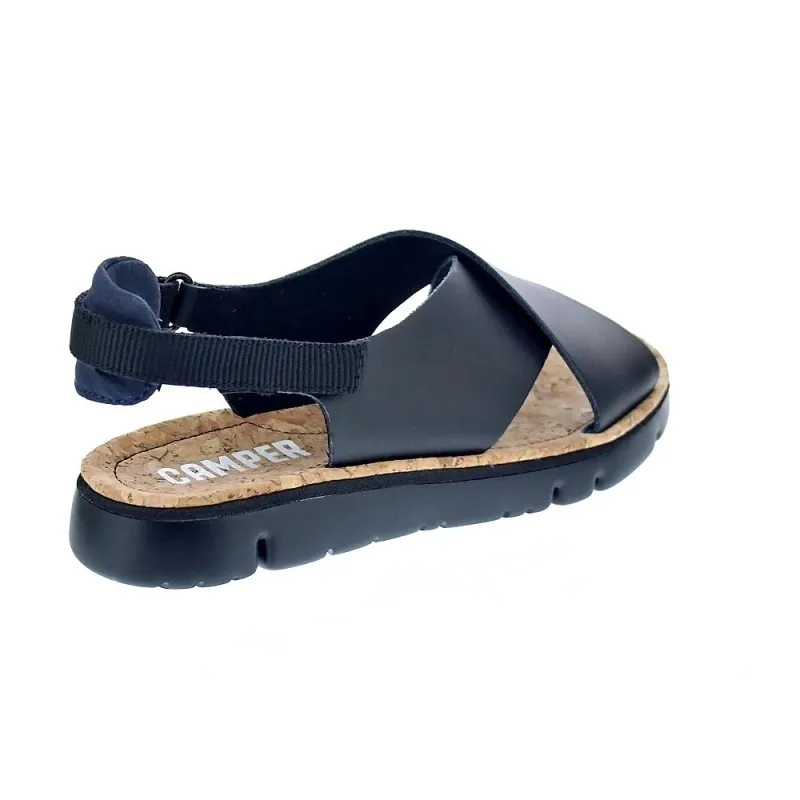 Camper Sandalias Mujer Oruga Sandal Negro