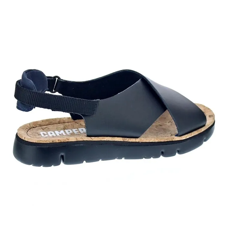 Camper Sandalias Mujer Oruga Sandal Negro