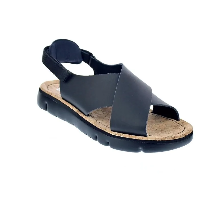 Camper Sandalias Mujer Oruga Sandal Negro