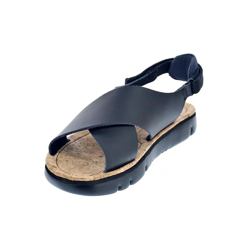 Camper Sandalias Mujer Oruga Sandal Negro