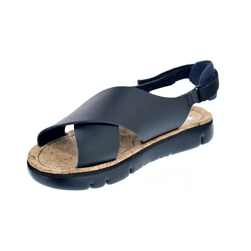 Camper Sandalias Mujer Oruga Sandal Negro