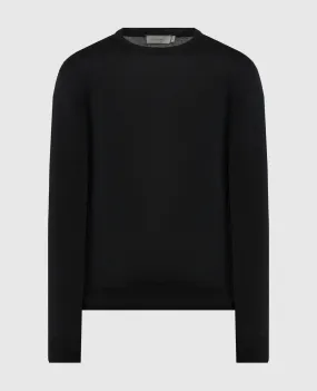 Canali Black woolen jumper