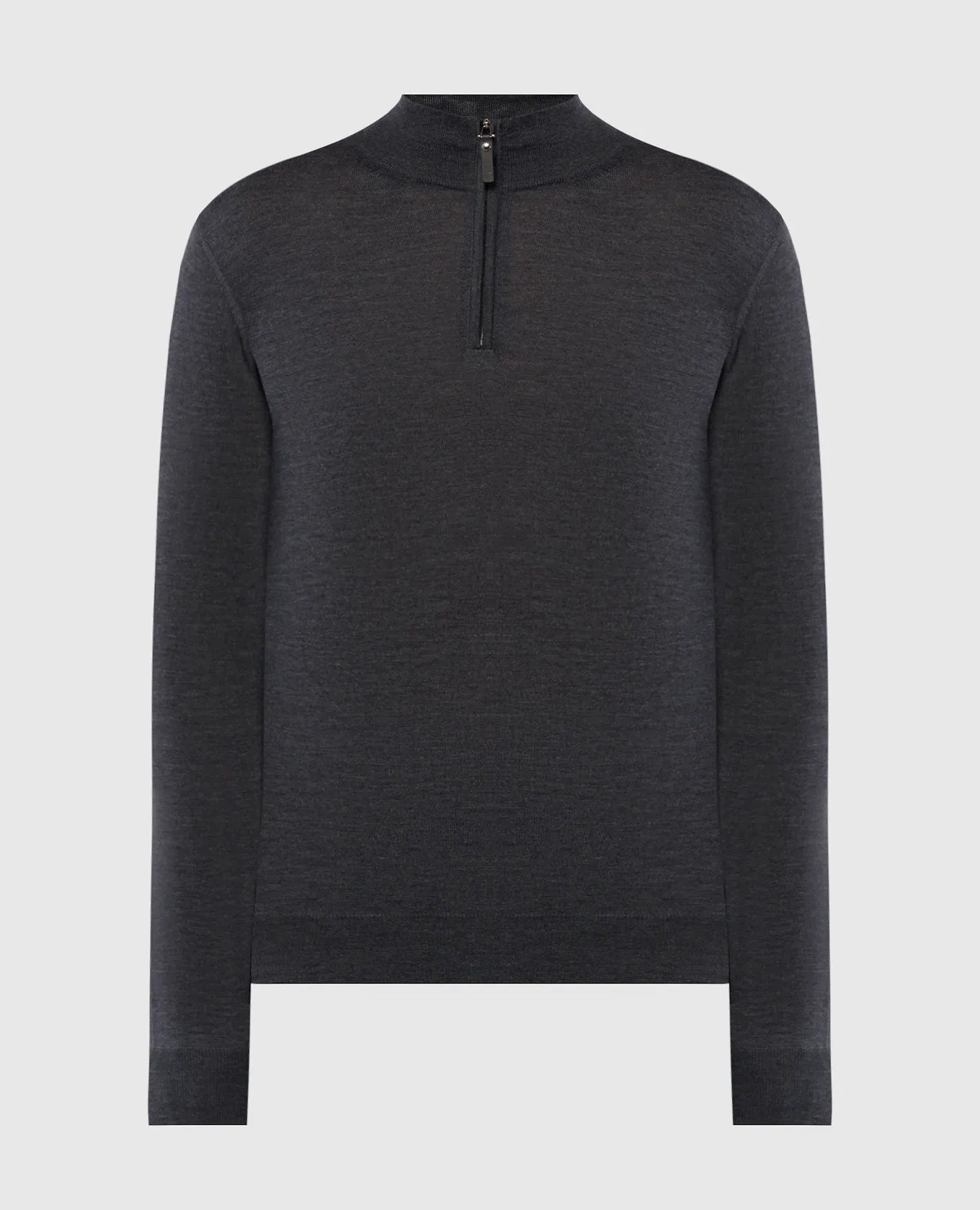 Canali Gray woolen jumper