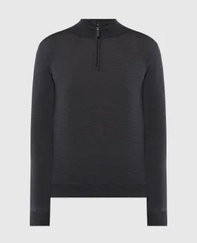 Canali Gray woolen jumper