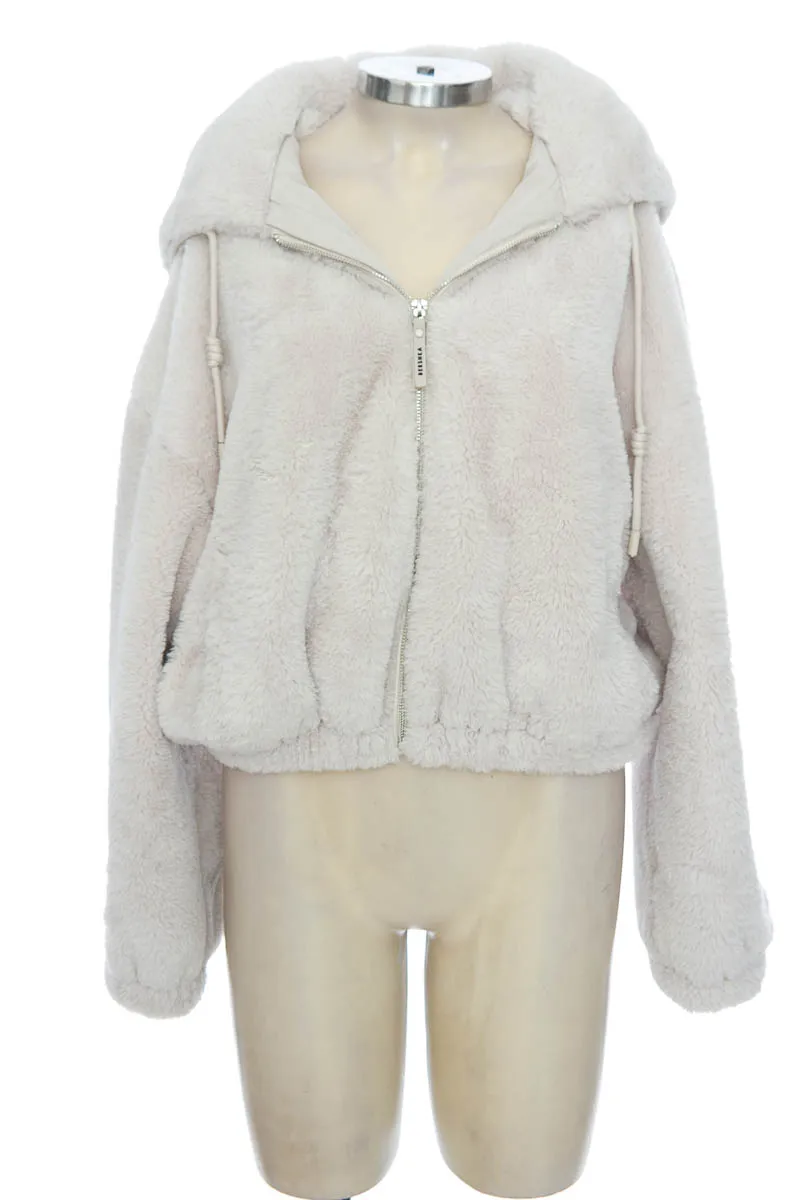 Chaqueta / Abrigo color Blanco - Bershka