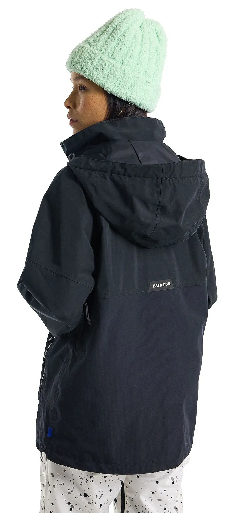 chaqueta Burton Frostner 2L Anorak - True Black/Stout White - women´s