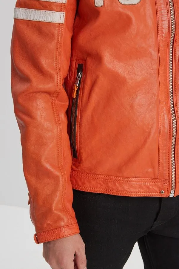 Chaqueta Hombre Daytona Gladstone+Hood Lamb Vita Burnt Orange