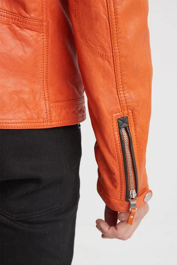 Chaqueta Hombre Daytona Gladstone+Hood Lamb Vita Burnt Orange