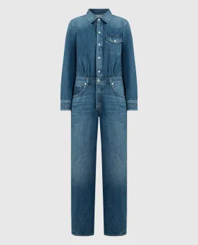 CITIZENS OF HUMANITY Maisie Blue Denim Jumpsuit