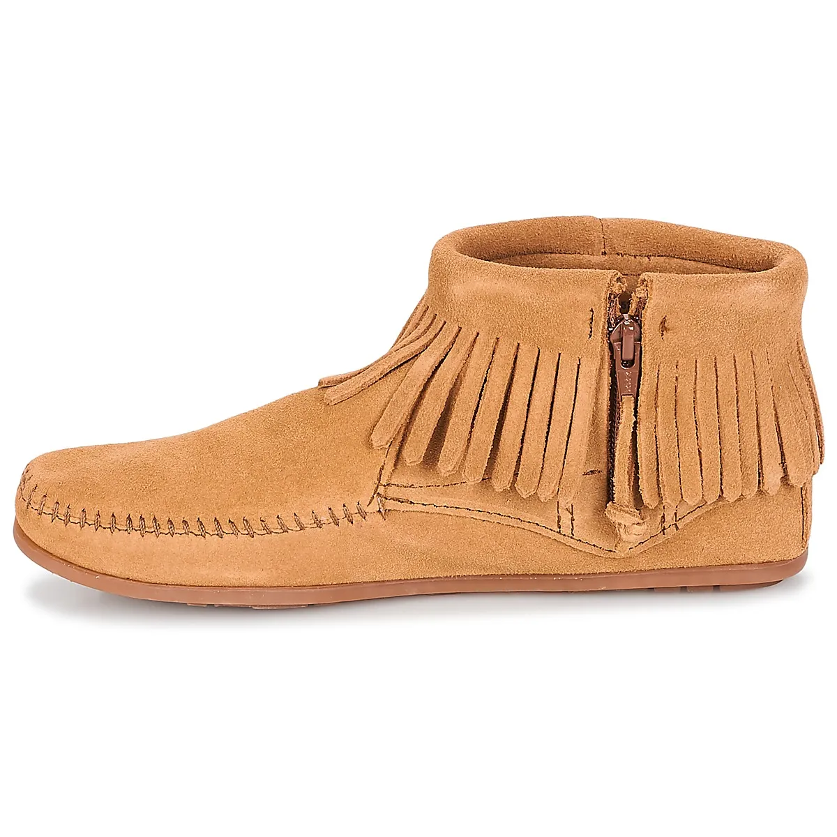 CONCHO FEATHER SIDE ZIP BOOT