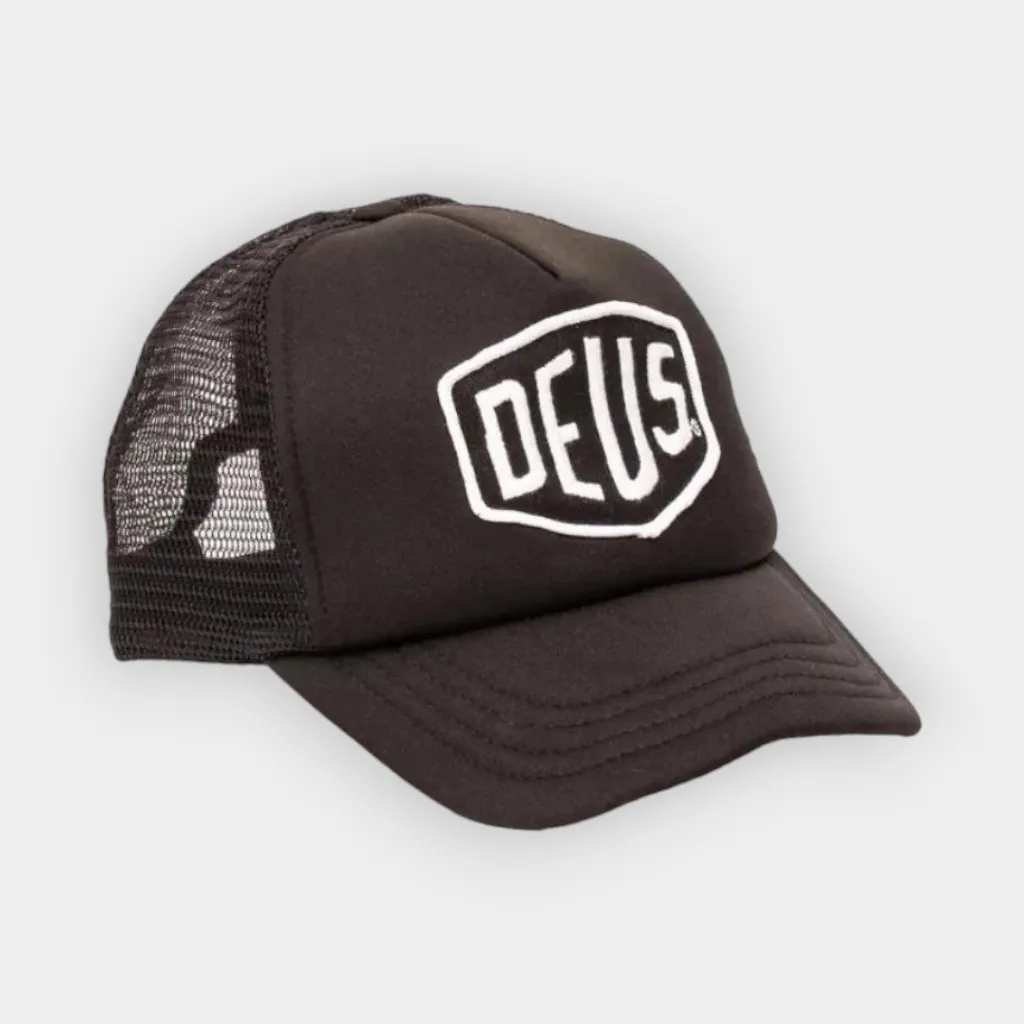 Deus Ex Machina – Gorra Baylands trucker black white