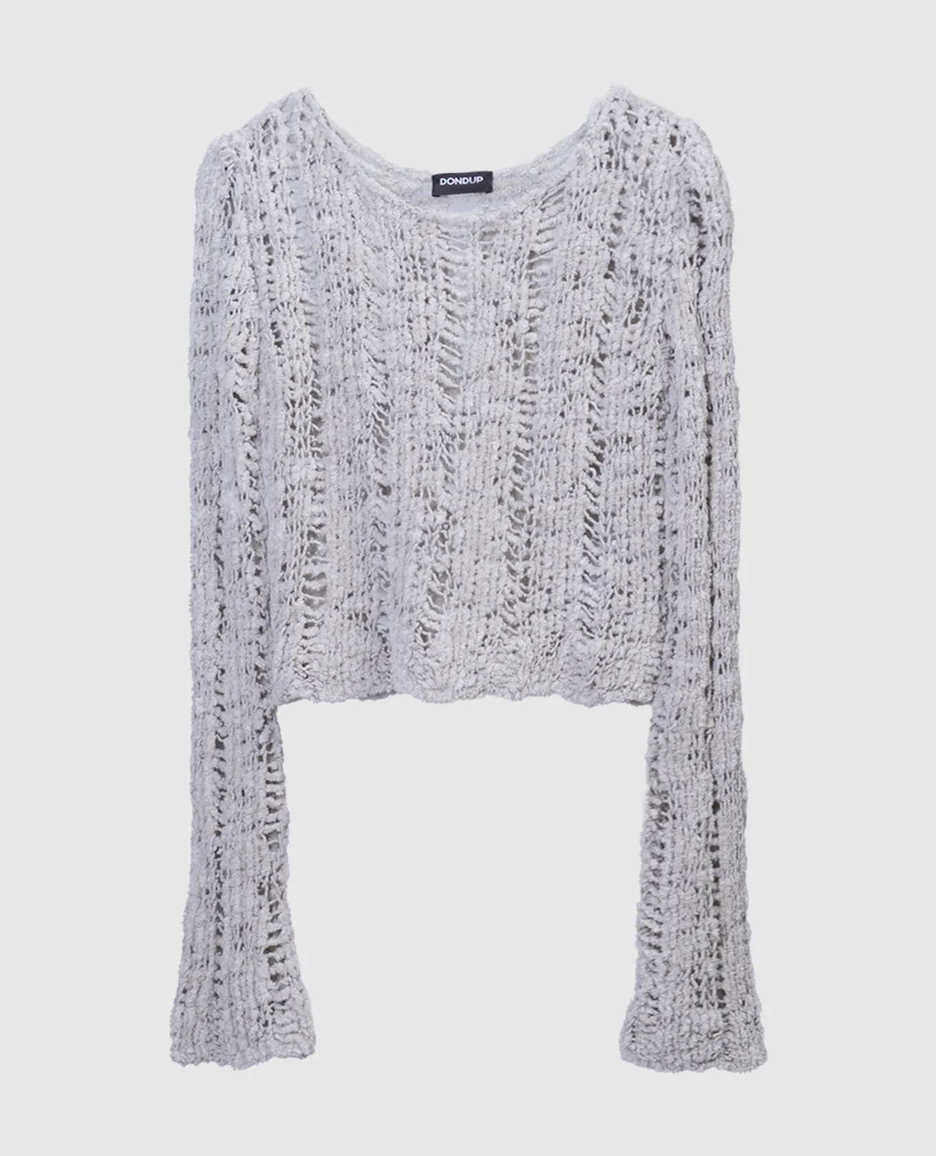 Dondup Gray openwork jumper