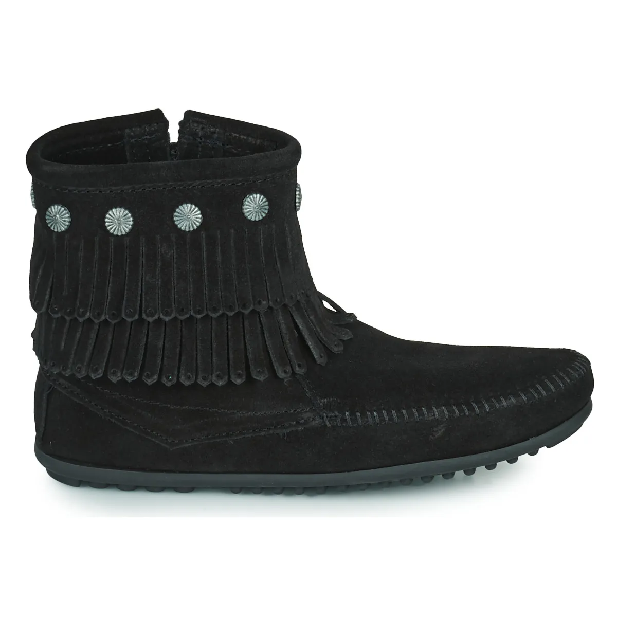 DOUBLE FRINGE SIDE ZIP BOOT