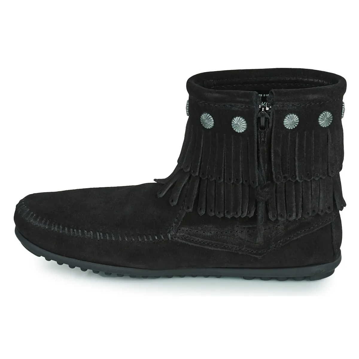 DOUBLE FRINGE SIDE ZIP BOOT