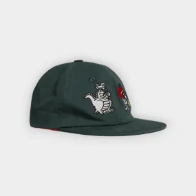 Edmmond – Gorra Dawson plain dark green