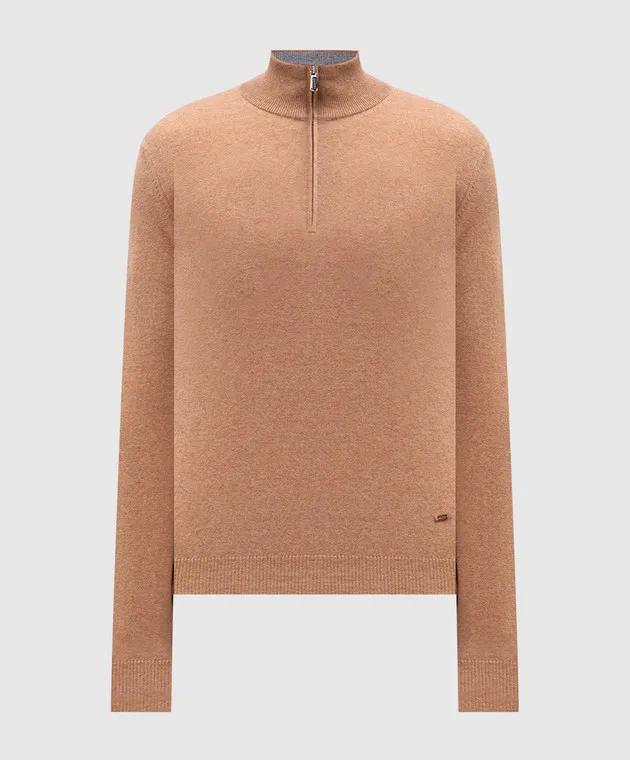 Enrico Mandelli Beige cashmere jumper