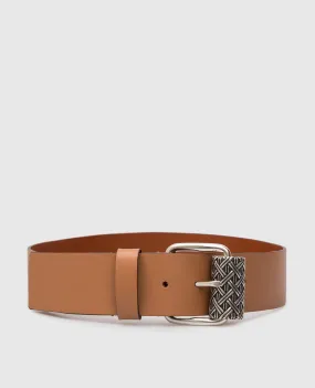 Etro Tan leather belt