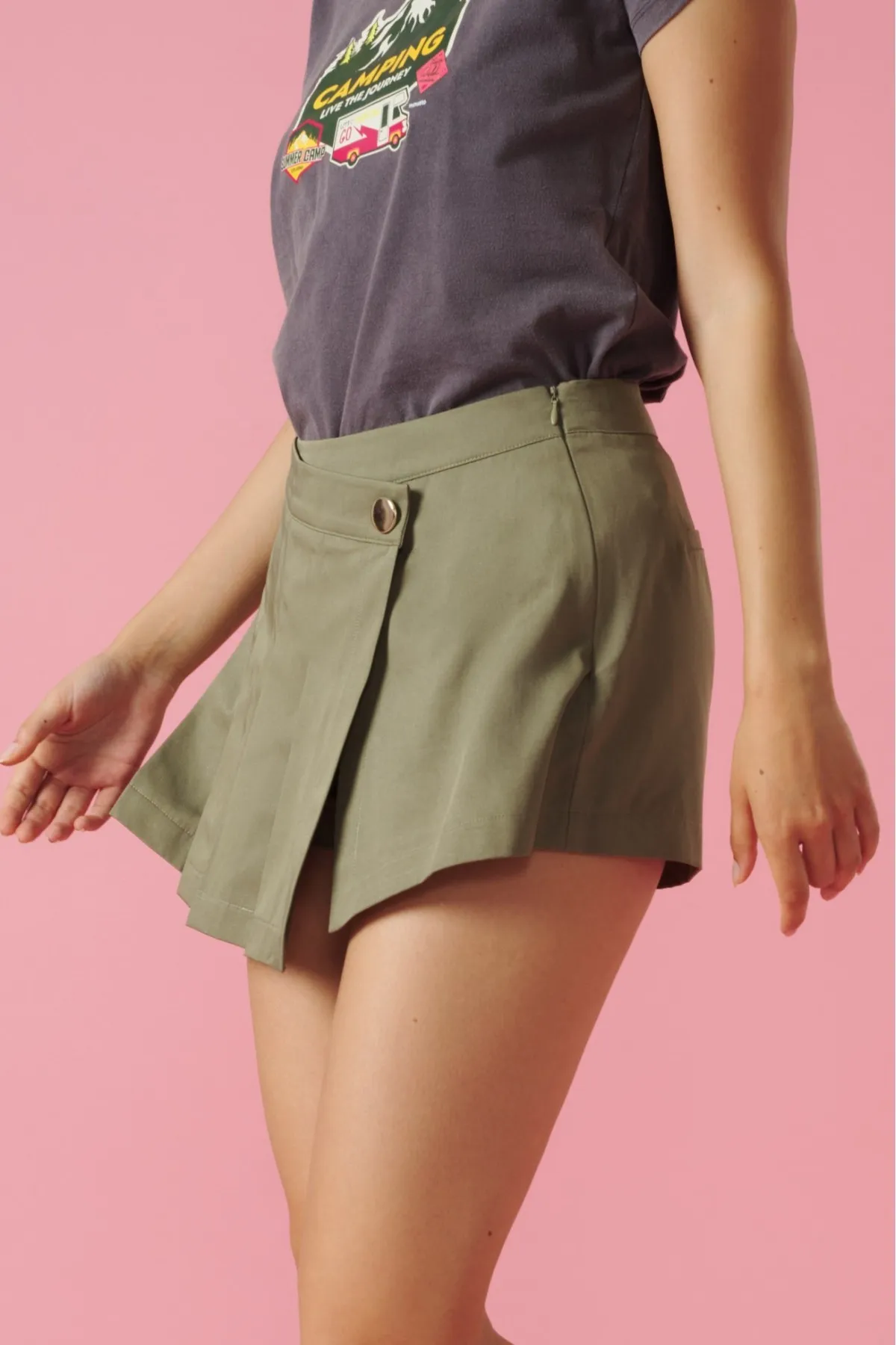 Falda pantalon militar Bailey