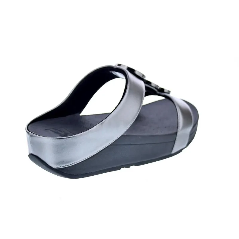 FitFlop Sandalias Mujer Halo Bead Plata