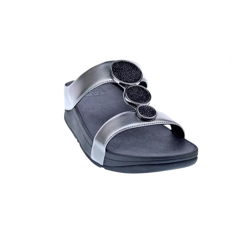 FitFlop Sandalias Mujer Halo Bead Plata