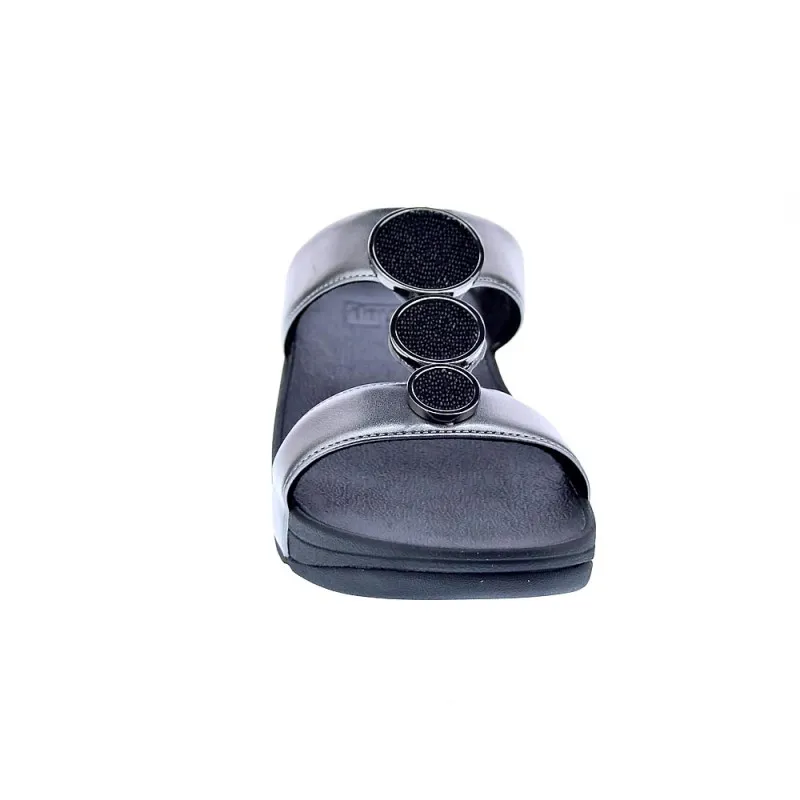 FitFlop Sandalias Mujer Halo Bead Plata