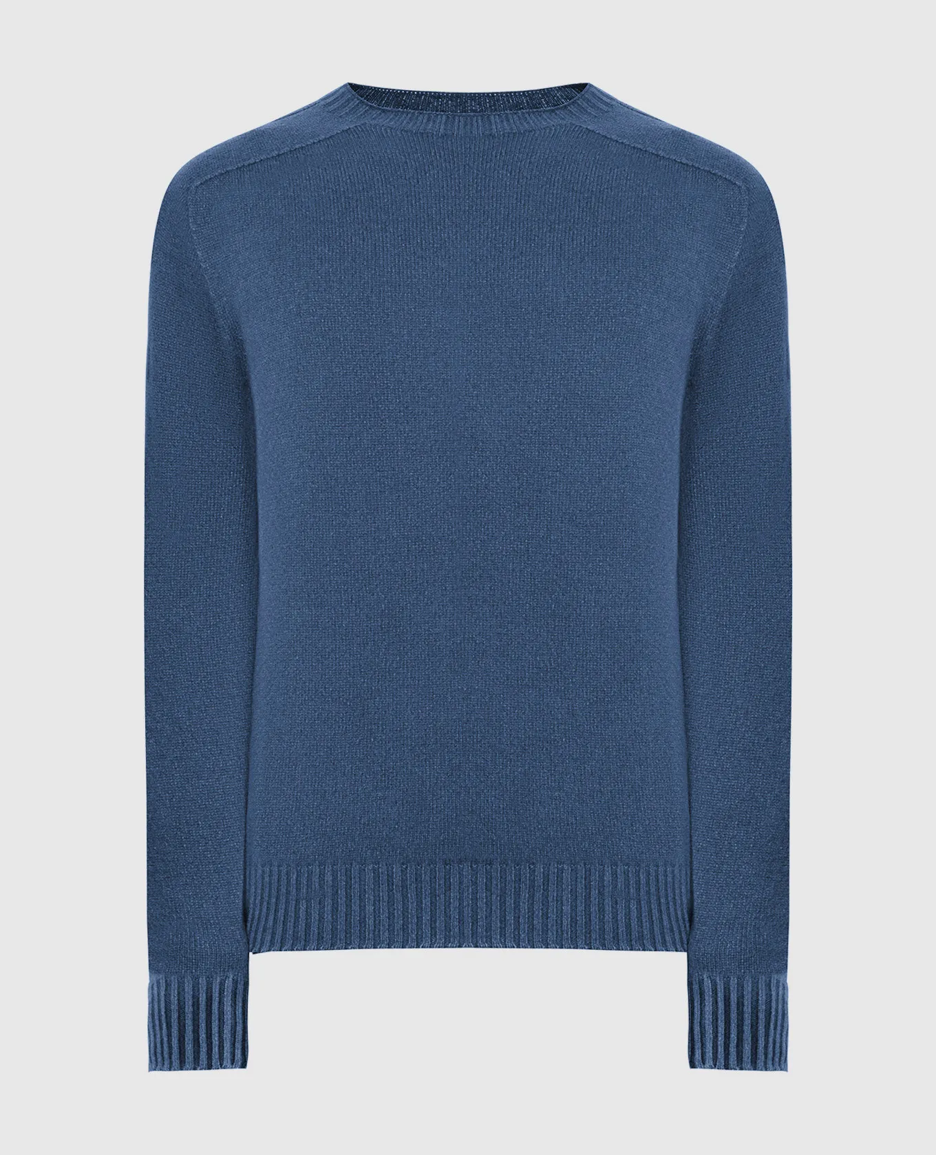 FLY 3 Double-sided blue cashmere jumper