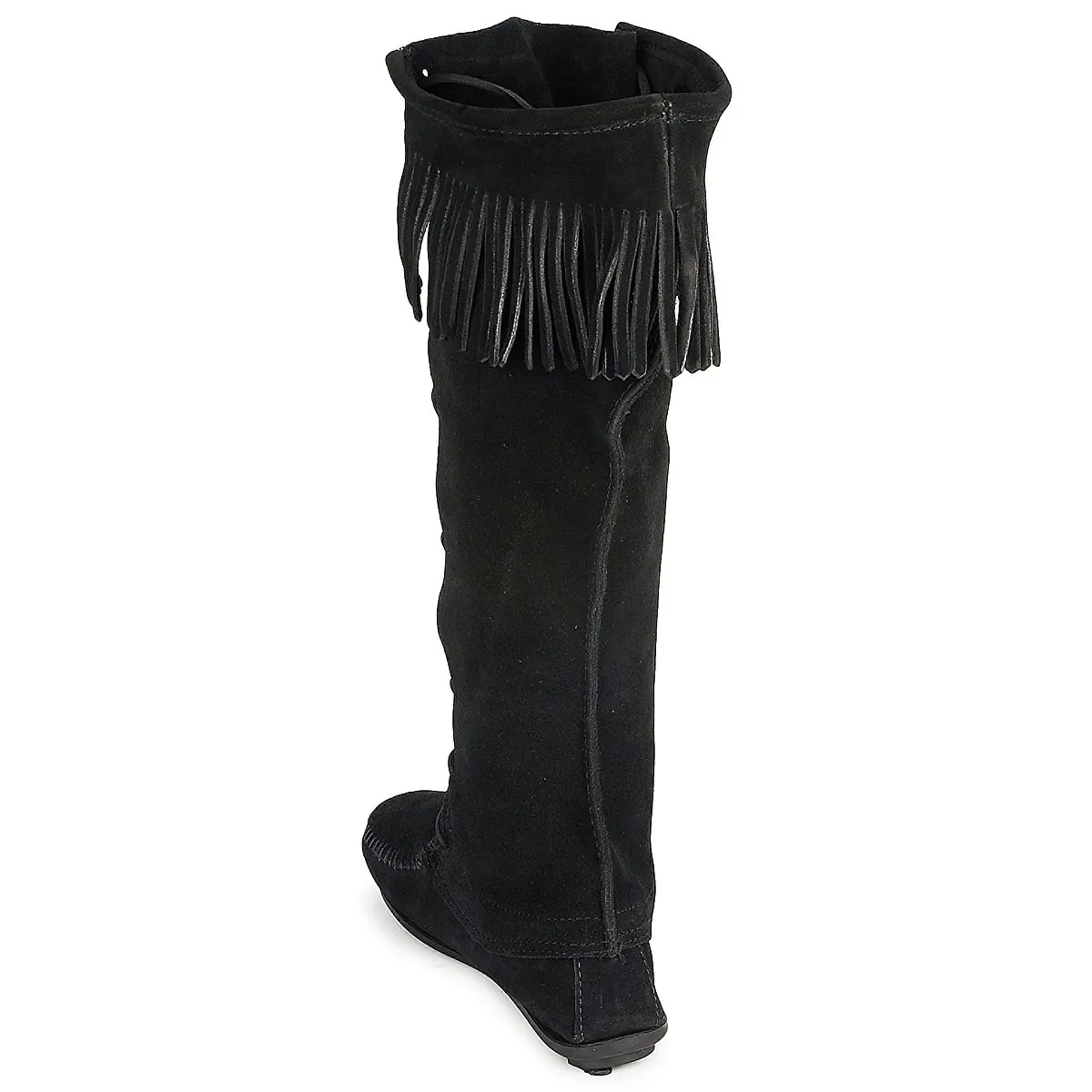 FRONT LACE HARDSOLE KNEE HI BOOT