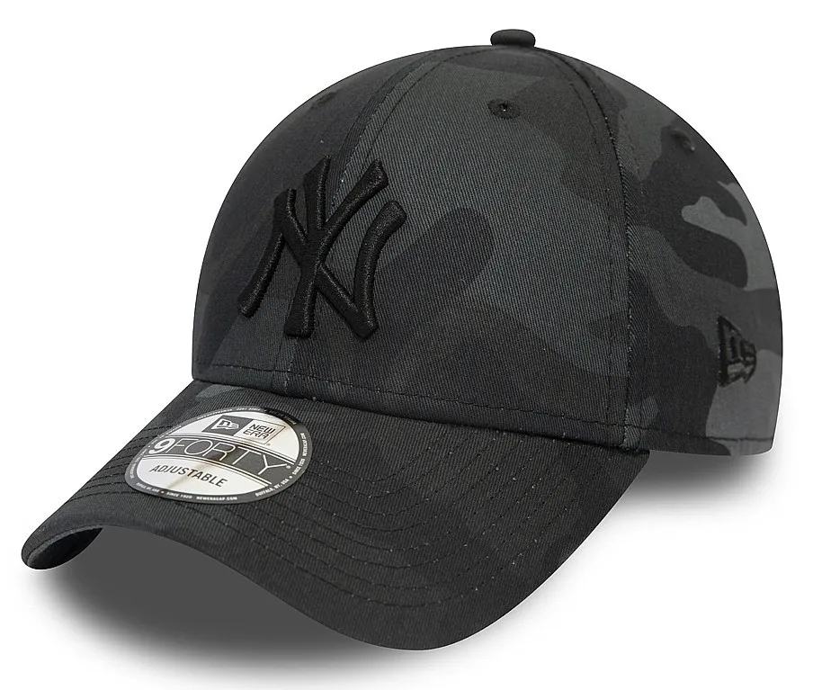 gorra con visera New Era 9FO League Essential MLB New York Yankees - Midnight Camo/Black - men´s