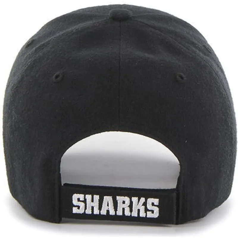 Gorra curva negra de San Jose Sharks NHL MVP de 47 Brand