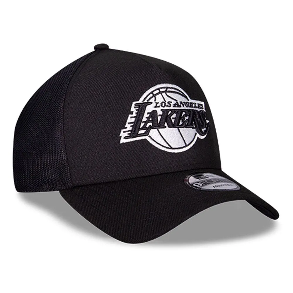 Gorra New Era Los Angeles Lakers 9FORTY Aframe Negro