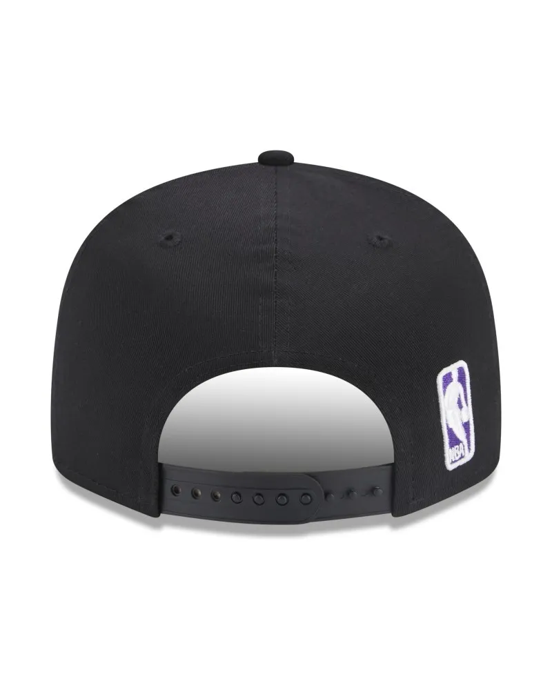 Gorra new era negra lakers contrast side patch 9fifty