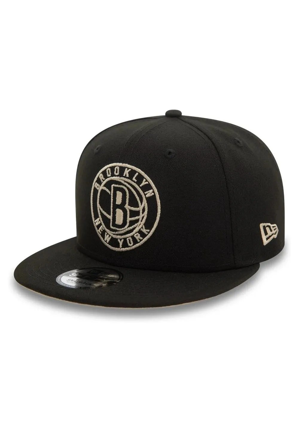 Gorra new era negra nets nba wordmark 9fifty bronet