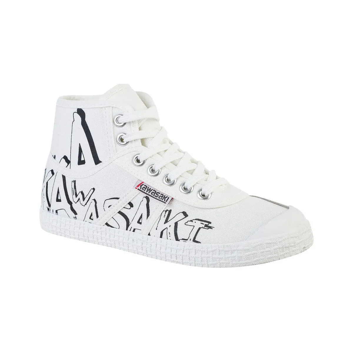 Graffiti Canvas Boot K202415 1002 White